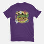 Spooky Patch Monsters-Womens-Fitted-Tee-NMdesign