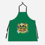 Spooky Patch Monsters-Unisex-Kitchen-Apron-NMdesign