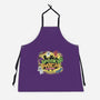 Spooky Patch Monsters-Unisex-Kitchen-Apron-NMdesign