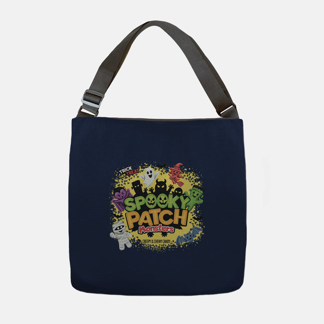 Spooky Patch Monsters-None-Adjustable Tote-Bag-NMdesign