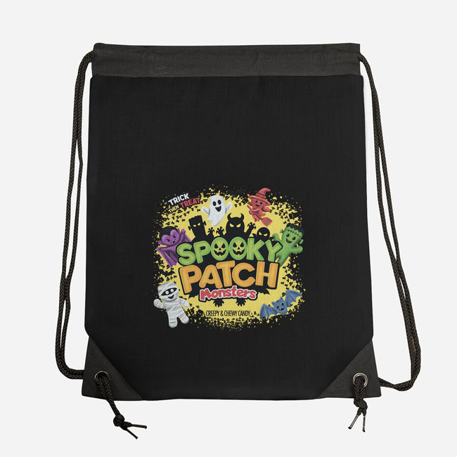 Spooky Patch Monsters-None-Drawstring-Bag-NMdesign