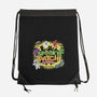 Spooky Patch Monsters-None-Drawstring-Bag-NMdesign
