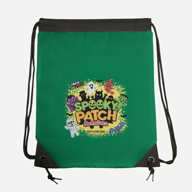 Spooky Patch Monsters-None-Drawstring-Bag-NMdesign