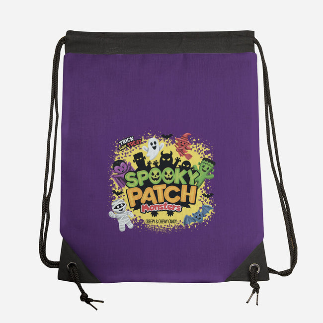 Spooky Patch Monsters-None-Drawstring-Bag-NMdesign