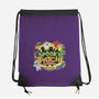 Spooky Patch Monsters-None-Drawstring-Bag-NMdesign