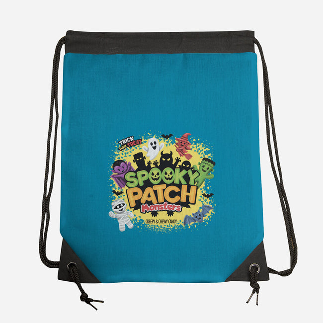 Spooky Patch Monsters-None-Drawstring-Bag-NMdesign