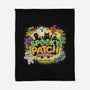 Spooky Patch Monsters-None-Fleece-Blanket-NMdesign