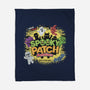 Spooky Patch Monsters-None-Fleece-Blanket-NMdesign