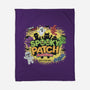 Spooky Patch Monsters-None-Fleece-Blanket-NMdesign