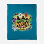 Spooky Patch Monsters-None-Fleece-Blanket-NMdesign