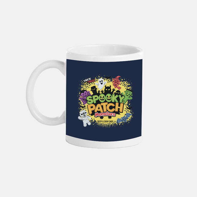 Spooky Patch Monsters-None-Mug-Drinkware-NMdesign