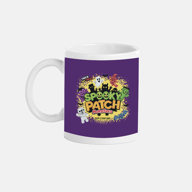 Spooky Patch Monsters-None-Mug-Drinkware-NMdesign