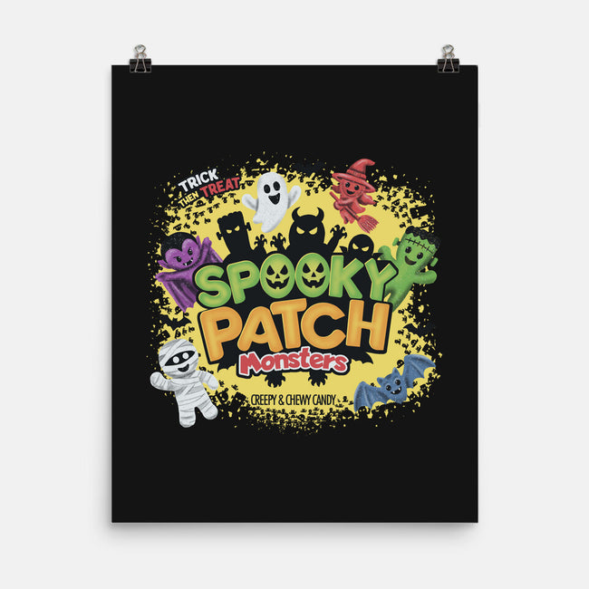 Spooky Patch Monsters-None-Matte-Poster-NMdesign