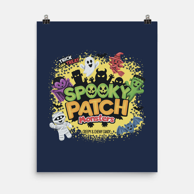Spooky Patch Monsters-None-Matte-Poster-NMdesign
