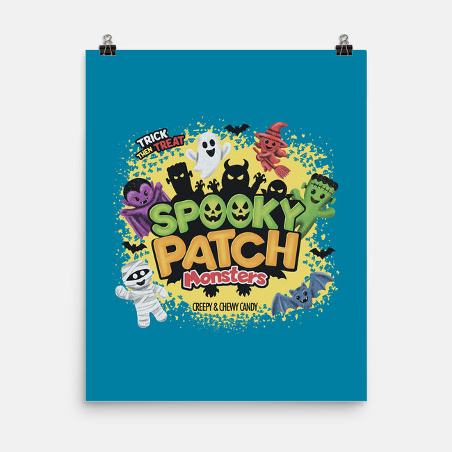 Spooky Patch Monsters-None-Matte-Poster-NMdesign
