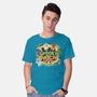 Spooky Patch Monsters-Mens-Basic-Tee-NMdesign