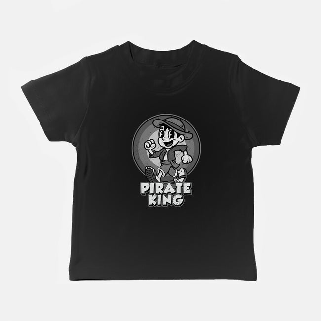 Vintage Pirate King-Baby-Basic-Tee-Badbone Collections