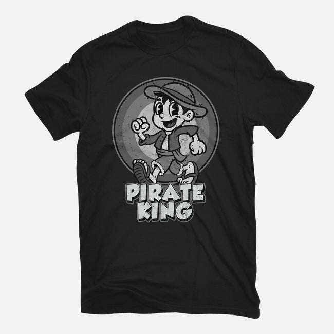 Vintage Pirate King-Womens-Basic-Tee-Badbone Collections