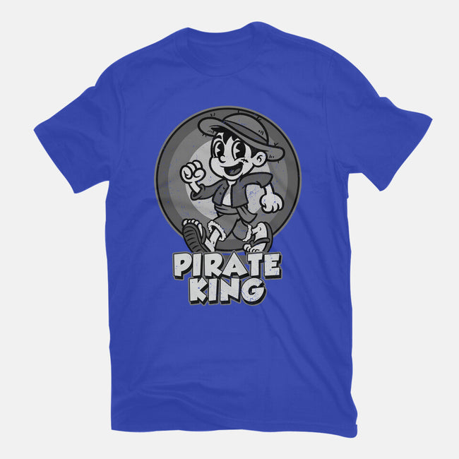 Vintage Pirate King-Womens-Fitted-Tee-Badbone Collections