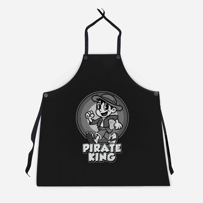 Vintage Pirate King-Unisex-Kitchen-Apron-Badbone Collections