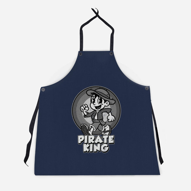 Vintage Pirate King-Unisex-Kitchen-Apron-Badbone Collections