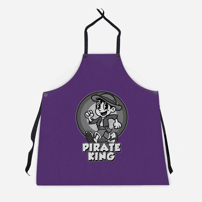 Vintage Pirate King-Unisex-Kitchen-Apron-Badbone Collections