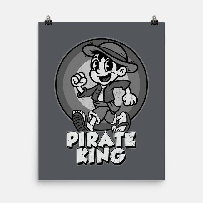 Vintage Pirate King-None-Matte-Poster-Badbone Collections