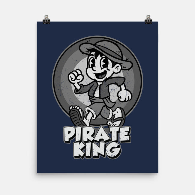 Vintage Pirate King-None-Matte-Poster-Badbone Collections