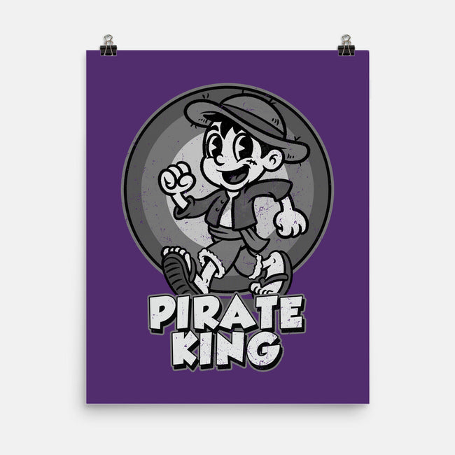 Vintage Pirate King-None-Matte-Poster-Badbone Collections