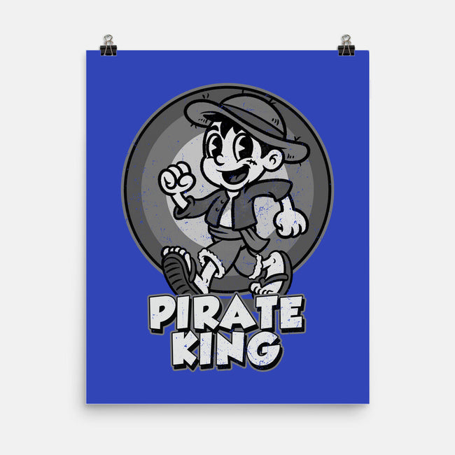 Vintage Pirate King-None-Matte-Poster-Badbone Collections