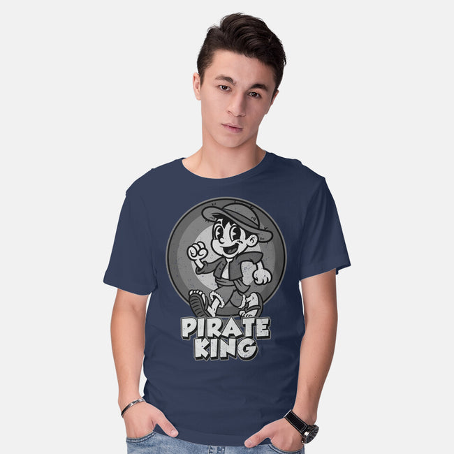 Vintage Pirate King-Mens-Basic-Tee-Badbone Collections