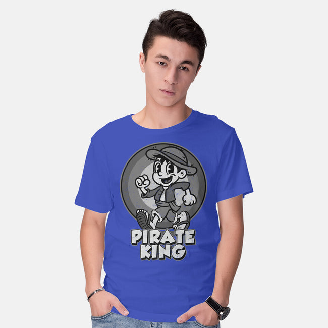 Vintage Pirate King-Mens-Basic-Tee-Badbone Collections