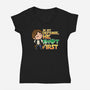 A Smuggler's Defense-Womens-V-Neck-Tee-Boggs Nicolas