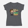 A Smuggler's Defense-Womens-V-Neck-Tee-Boggs Nicolas