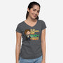 A Smuggler's Defense-Womens-V-Neck-Tee-Boggs Nicolas