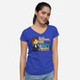 A Smuggler's Defense-Womens-V-Neck-Tee-Boggs Nicolas