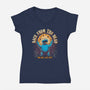 For One Last Bite-Womens-V-Neck-Tee-OPIPPI
