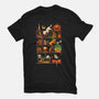 Bookstore Halloween-Womens-Fitted-Tee-tobefonseca