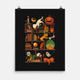 Bookstore Halloween-None-Matte-Poster-tobefonseca
