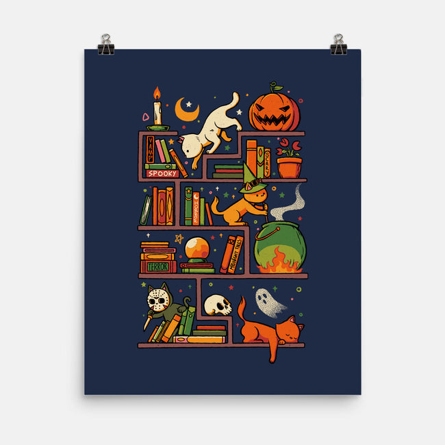 Bookstore Halloween-None-Matte-Poster-tobefonseca