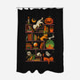Bookstore Halloween-None-Polyester-Shower Curtain-tobefonseca