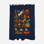 Bookstore Halloween-None-Polyester-Shower Curtain-tobefonseca
