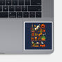 Bookstore Halloween-None-Glossy-Sticker-tobefonseca