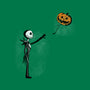Jack With Pumpkin-Womens-Fitted-Tee-Barbadifuoco