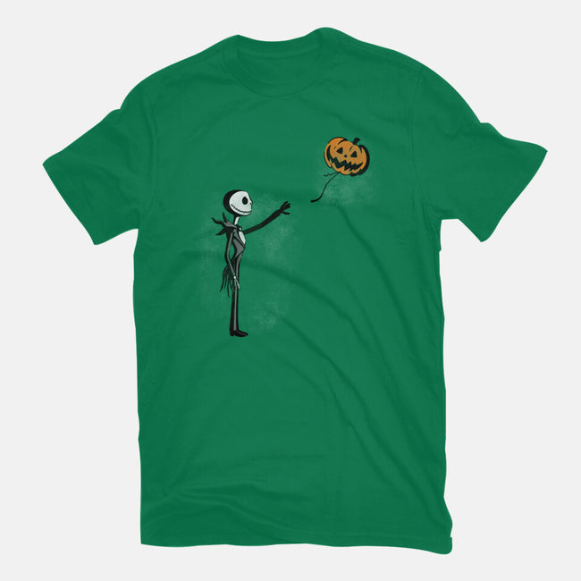 Jack With Pumpkin-Womens-Basic-Tee-Barbadifuoco