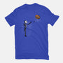 Jack With Pumpkin-Womens-Fitted-Tee-Barbadifuoco