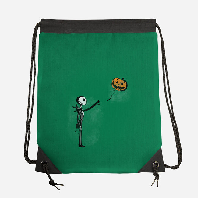 Jack With Pumpkin-None-Drawstring-Bag-Barbadifuoco