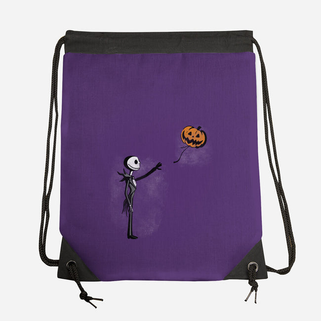 Jack With Pumpkin-None-Drawstring-Bag-Barbadifuoco