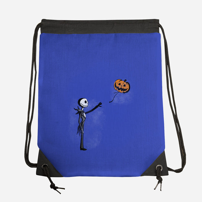 Jack With Pumpkin-None-Drawstring-Bag-Barbadifuoco
