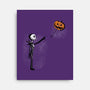Jack With Pumpkin-None-Stretched-Canvas-Barbadifuoco